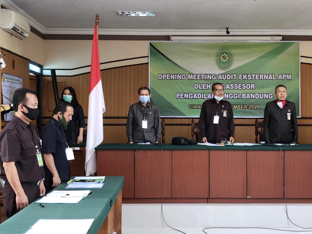 Pengadilan Negeri Cianjur Audit Eksternal APM oleh Tim Assesor